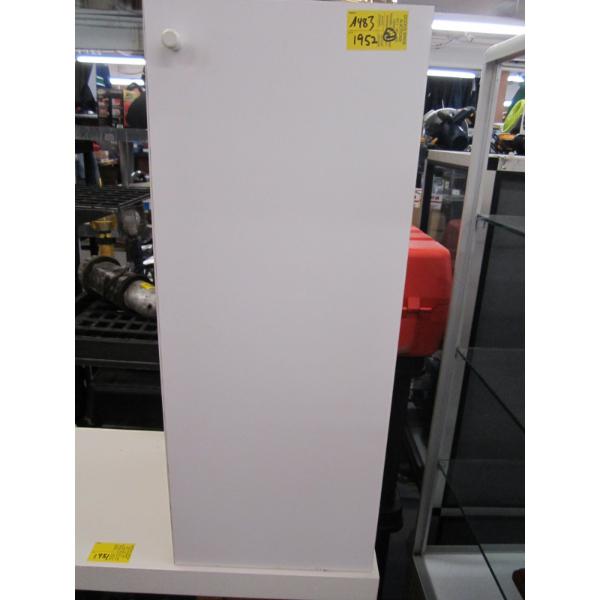 2 SINGLE DOOR WHITE CABINETS