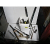 Image 1 : BUCKET OF MISC. GRASS CUTTERS, PRUNERS, WRENCHES, ETC.