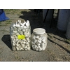 Image 1 : 2 CONTAINERS OF SM. PORCELAIN INSULATORS