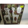 Image 3 : 2 DEER ORNAMENTS & CHRISTMAS CANDLEHOLDERS