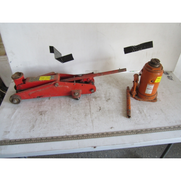 MOTOMASTER HYDRAULIC JACK & A BOTTLE JACK