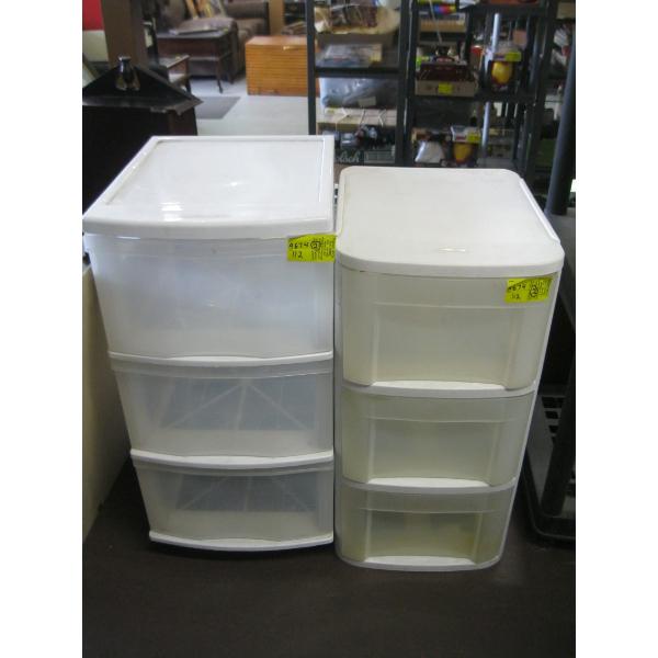 2 - 3 DRAWER STORAGE UNITS