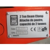 Image 2 : 2 - 2 TON BEAM CLAMPS