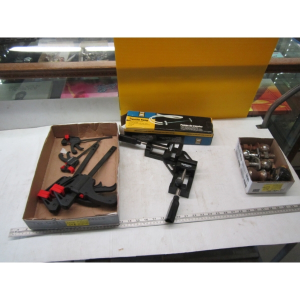 MISC. CLAMPS, TRAILER BALLS, ETC.