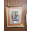 Image 1 : EGYPTIAN ART PAPYRUS FRAMED PAINTING