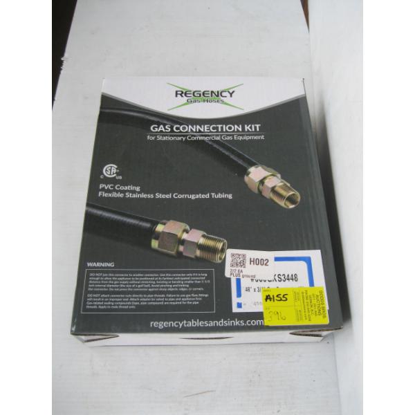 NEW IN BOX REGENCY GAS HOSE CONNECTOR KIT