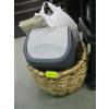 Image 1 : BASKET W/MISC. WASTEBASKET, GAMES, ETC.