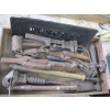 Image 2 : TRAY & BASKET OF ASST. VINTAGE TOOLS, ETC.