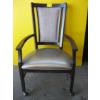 Image 3 : 6 UPHOLSTERED WOOD FRAMED ARMCHAIRS