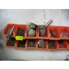 Image 3 : PLASTIC STORAGE BINS W/CONTENTS: RIVETS, NUTS, ETC.