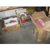 Image 1 : LG. LOT OF MISC. CERAMIC TILES, 2 - 20V TRANSFORMERS, ASST. TOOLS, ETC.