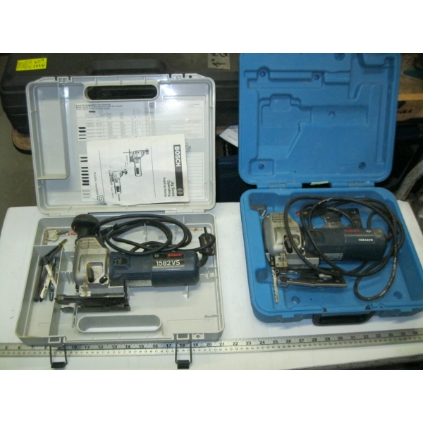 2 BOSCH JIGSAWS - 1 COMPLETE/1 FOR PARTS