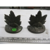 Image 1 : PAIR OF CDN BEAVER & MAPLE LEAF BOOKENDS