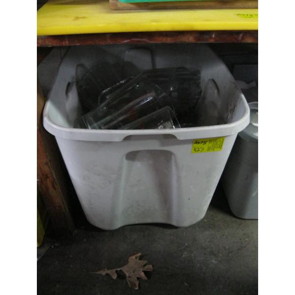 BIN OF ASST. JUGS, MUGS, ETC.