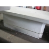 Image 6 : COFFEE TABLE, END TABLE, PADDED BENCH & WHITE PEDESTAL