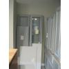 Image 4 : LG. LOT OF GREY & WOOD FINISH KITCHEN CABINETS
