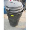 Image 1 : BLACK GARBAGE CANS