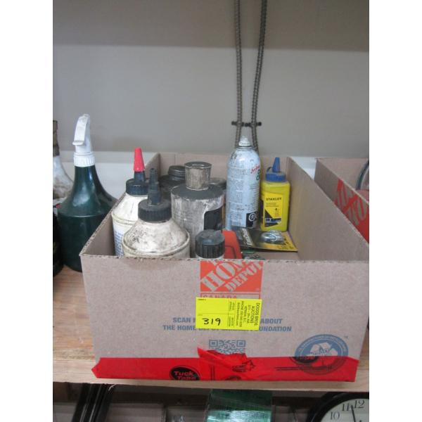 MISC. GLUES, CLEANERS, OILERS, ETC.