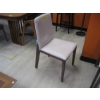 Image 2 : LIGHT COLORED WOOD FRAMED UPHOLSTERED DINING CHAIR