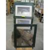Image 1 : ASST. PICTURE FRAMES, CORK, LEATHER, ETC. W/RACK
