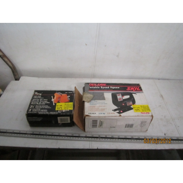 SKIL JIGSAW & SM. 3" CLAMP ON VISE