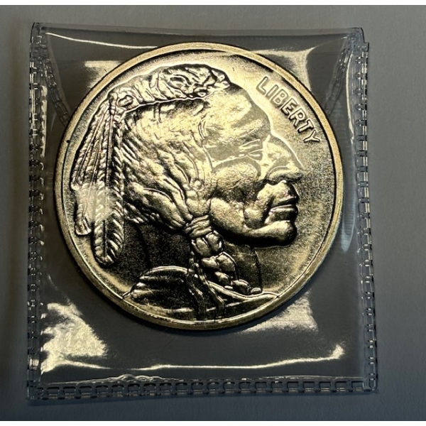 1 OZ .999 FINE SILVER COIN (TAX EXEMPT)