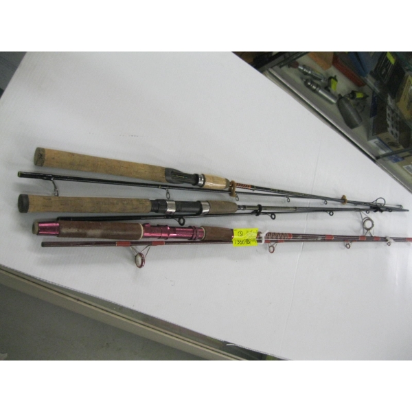 3 SPINNING RODS