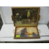 Image 1 : 2 VINTAGE SERVING TRAYS