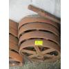Image 2 : 4 HEAVY CAST IRON WHEELS