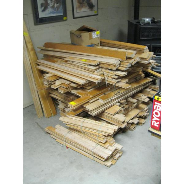 ASST. MAPLE FLOORING - USED, BUT LOOKS IN GOOD CONDITION