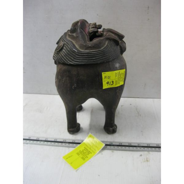 VINTAGE FU DOG LION CHINESE SCESER INCERGE BURNER
