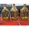 Image 2 : 3 LEATHER BOUND FLASKS