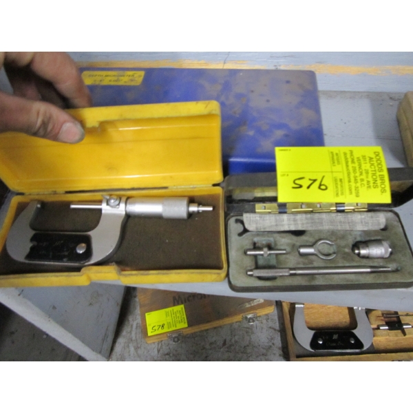 1 MICROMETER & 1 INSIDE MICROMETER