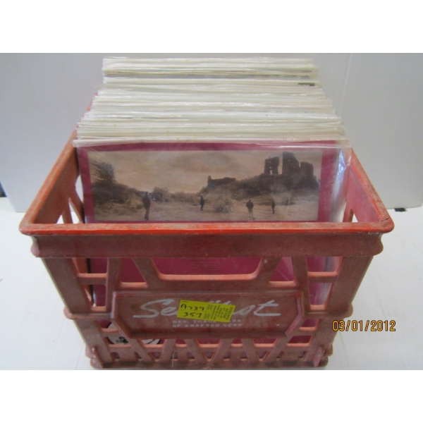 CRATE OF RECORDS