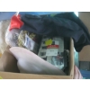 Image 6 : LG. LOT OF MISC. BLANKETS, SUITCASE, LAMPSHADES, ETC.