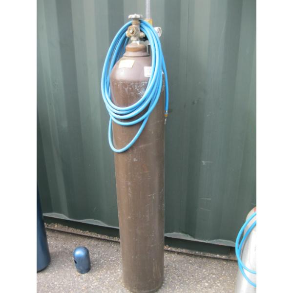 ARGON TANK W/GAUGES & HOSE
