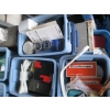 Image 5 : 9 PLASTIC BINS W/MISC. NEW CONTENTS