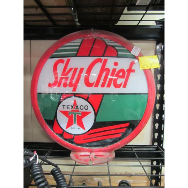 SKYCHIEF PLASTIC BAND GAS PUMP TOPPER