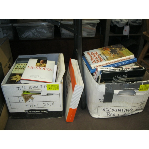 2 BOXES OF ASST. BOOKS