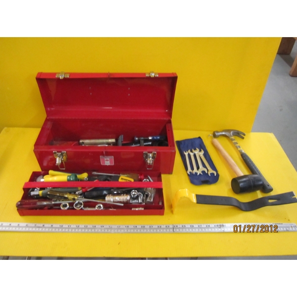 TOOLBOX W/MISC. TOOLS