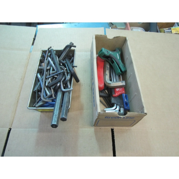 2 TUBS OF ASST. ALLEN KEYS