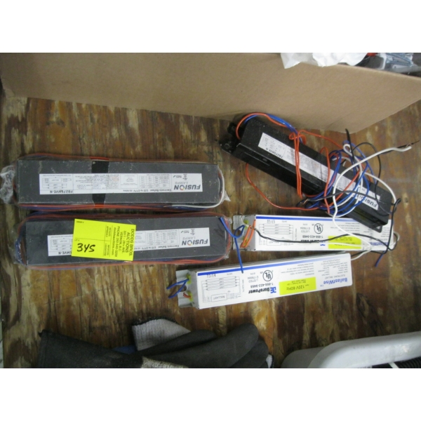 2 NEW ELECTRONIC BALLASTS & 3 USED ELECTRONIC BALLASTS