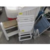 Image 1 : 2 FOLDING CHAIRS & A LOUNGE CHAIR