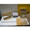 Image 6 : 2 FLATS OF WOODEN CRAFT STICKS, CRAFT SUPPLIES, ETC.