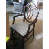 Image 3 : DUNCAN PHYFE MAHOGANY DINING TABLE W/6 HARDBACK CHAIRS