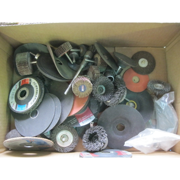 ASST. WIRE BRUSHES, CUTTING DISCS, ETC.