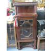 Image 1 : BEVEL GLASS FRONT CABINET/SHELF UNIT