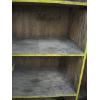 Image 3 : YELLOW 2 DOOR WOODEN STORAGE CABINET