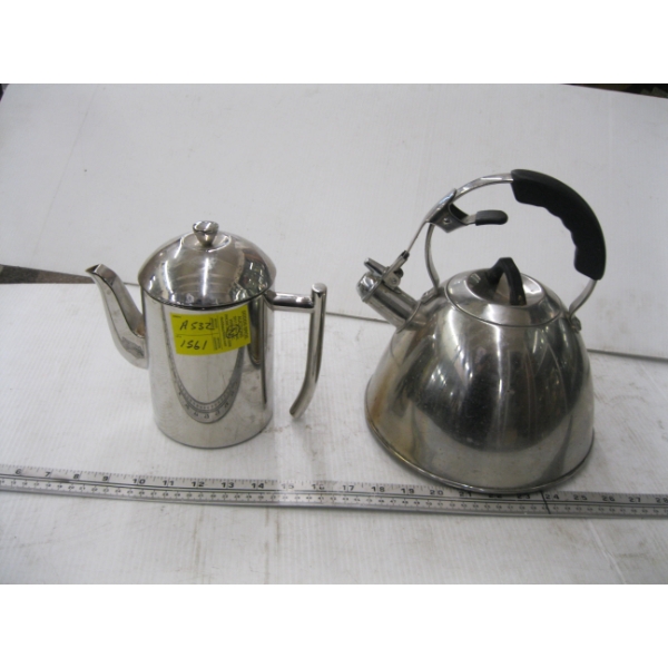 CHROME KETTLE & COFFEEMAKER