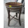 Image 1 : OAK BARRELL PLANTER STAND